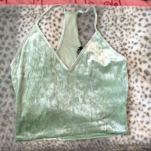 velvet crop top!